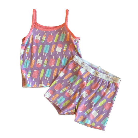 12-18 Girls Old Navy 2 Piece Popsicle Pajamas