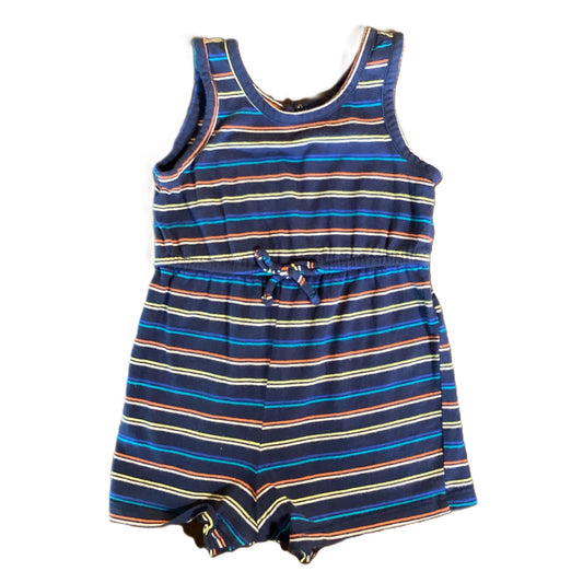 12-18 Girls Old Navy Navy Blue Striped Romper