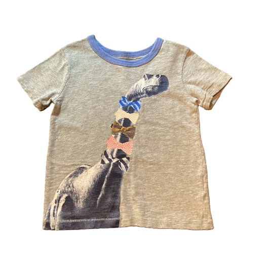 18-24 Boys Baby Gap Gray Dino w/Bow Ties Tee