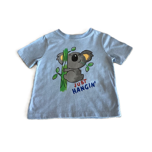 18-24 Boys Garanimals Light Blue Koala Just Hanging Around Tee