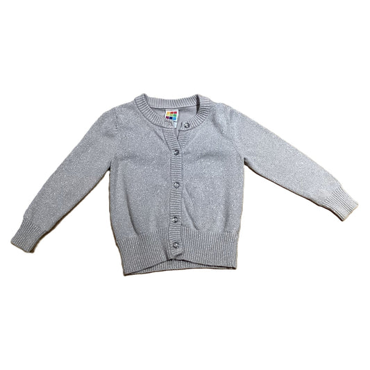 12-18 Girls Healthtex Gray Glitter Cardigan