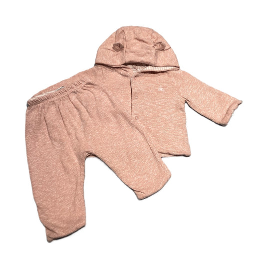 0-3 Girls Baby Gap Dusty Pink Sweatset