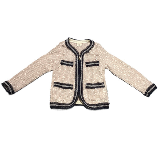 9-12 Girls Tomato Boucle Jacket