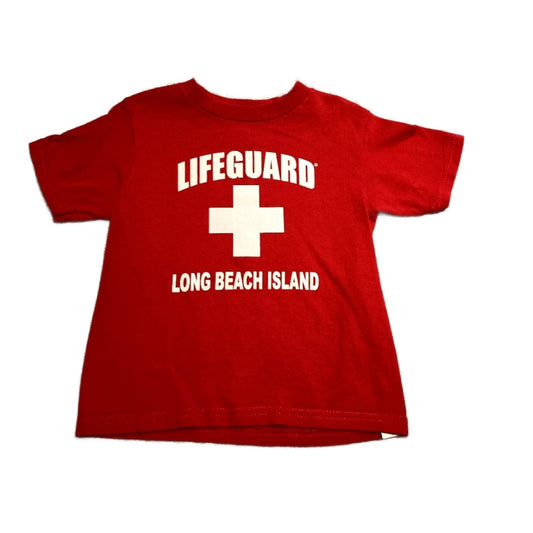 2T Boys Long Beach Island Lifeguard Tshirt