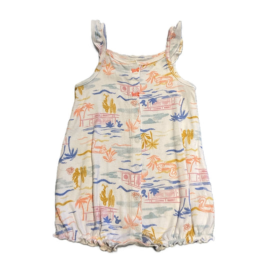 18-24 Girls Carter's Beach Pattern Bubble Onesie