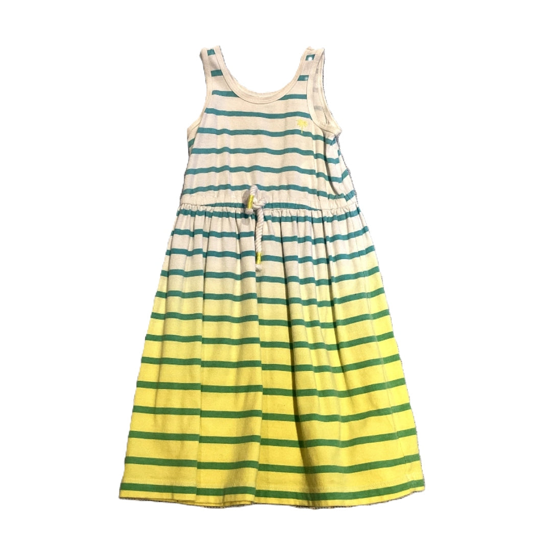 2T Girls Carter's Blue Striped Ombre Dress