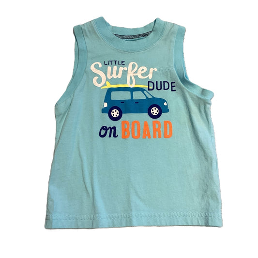 12-18 Boys Carter's Surfer on Board Tank Top