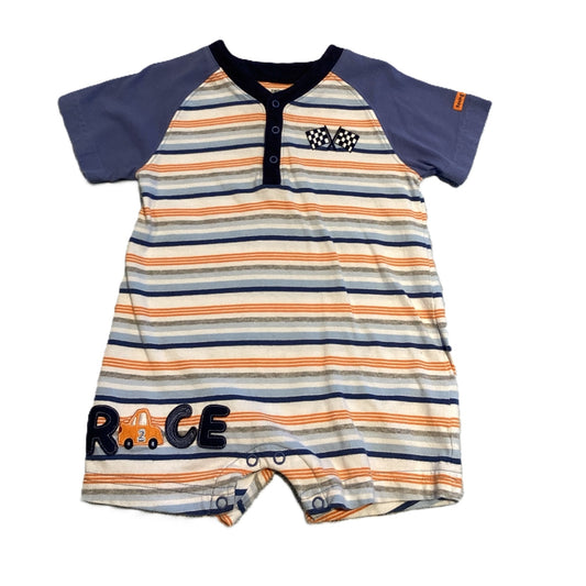 12-18 Boys Carter's Multi-Colored Striped Romper