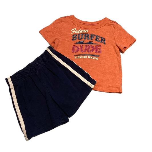 12-18 Boys Cherokee Orange T-Shirt, Children's Place Athletic Shorts