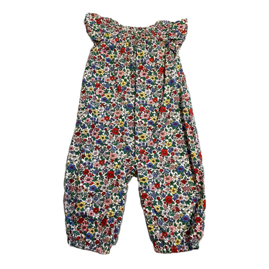 3-6 Girls Baby Gap Multi-Colored Floral Romper