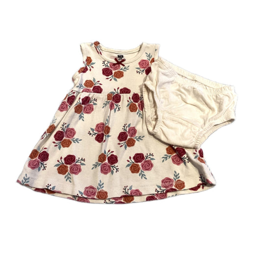 3-6 Girls HB White Floral Dress, Baby Gap White Bloomers