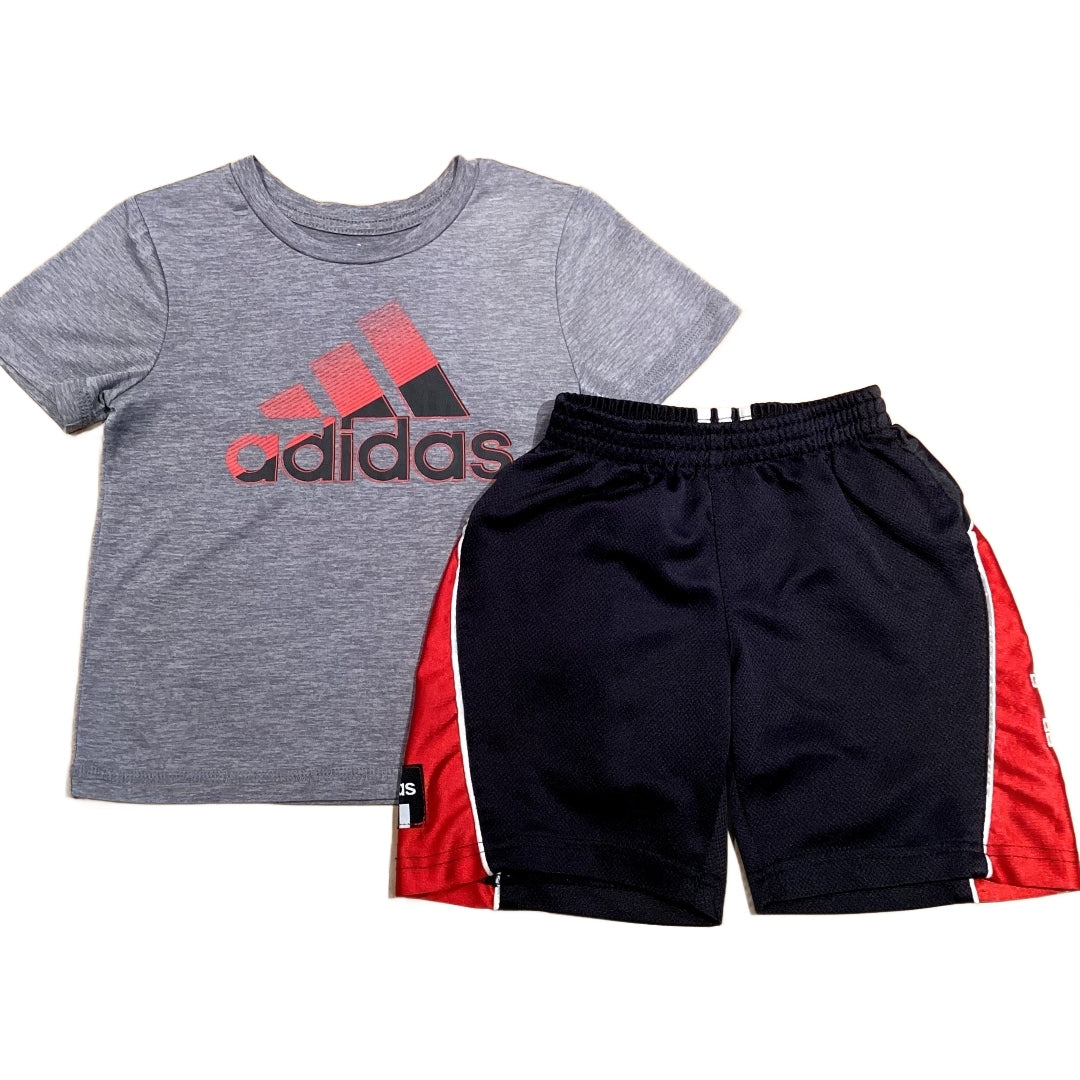 3T Boys Adidas Grey Matched Sports Set