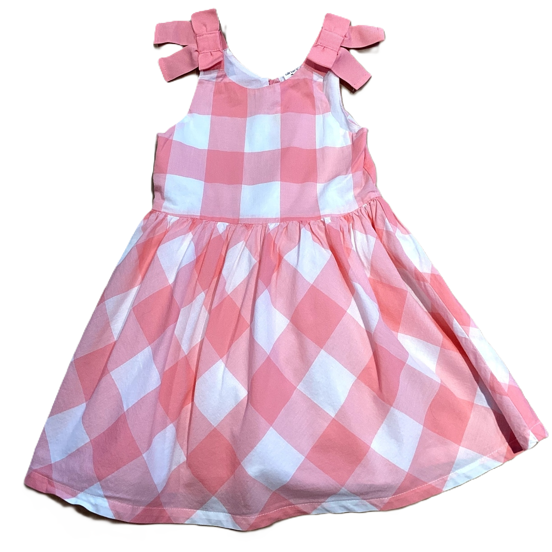 3T Girls Carter's Salmon/White Gingham Party Dress