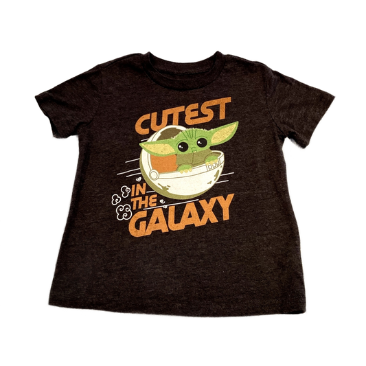 3T Girls Jumping Beans Charcoal Cutest In The Galaxy Tshirt