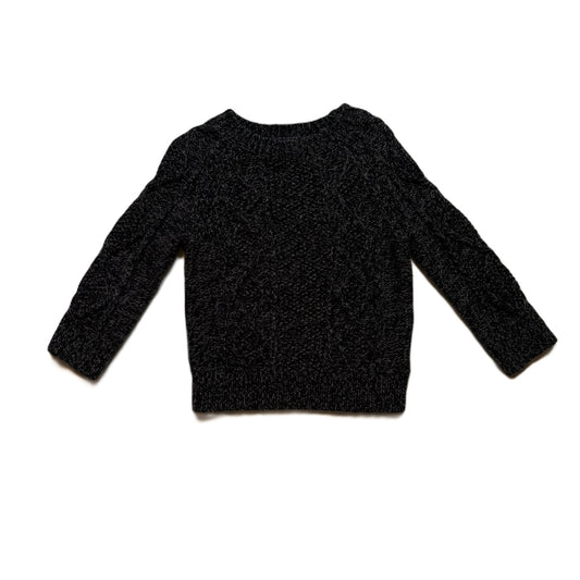 12-18 Boys Baby Gap Charcoal Knitted Crewneck Sweater