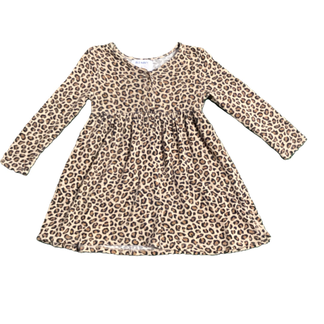 3T Girls Old Navy Leopard Print Dress