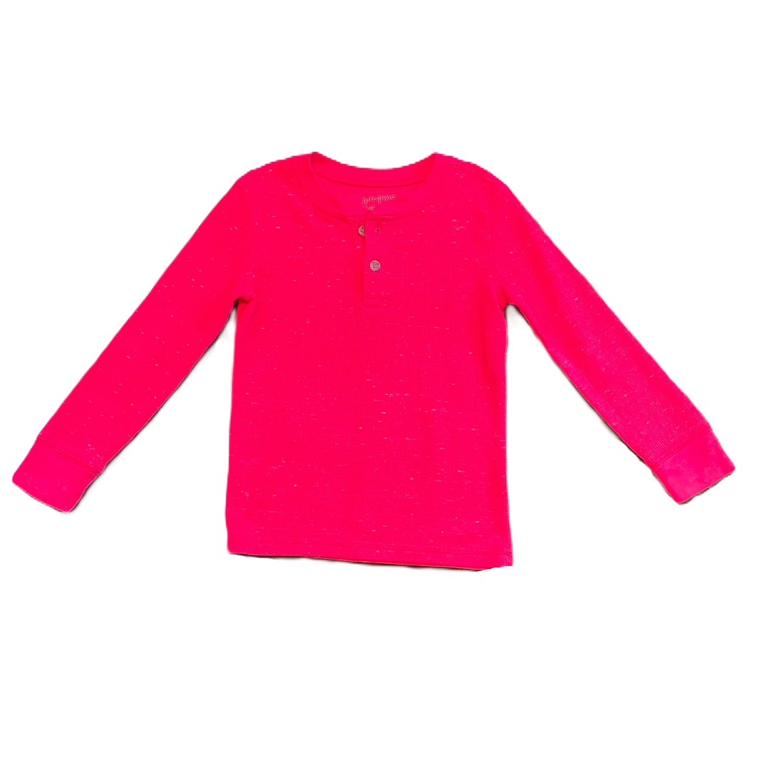 3T Boys Jumping Beans Red Waffle Henley