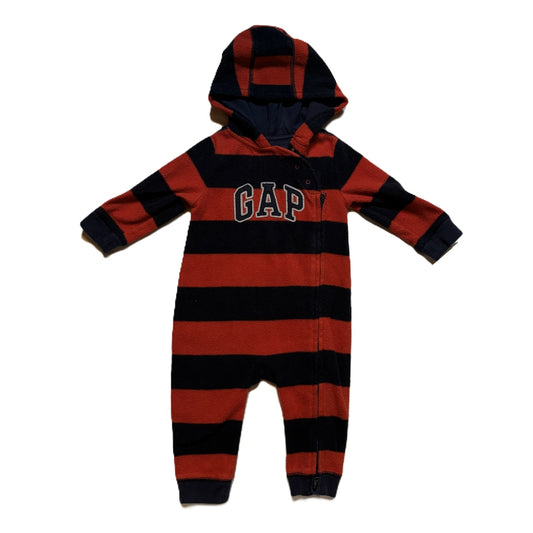 12-18 Boys Baby Gap Fleece Striped One Piece