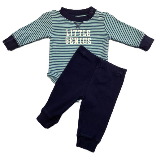 0-3 Boys Carter's Little Genius Matching Outfit