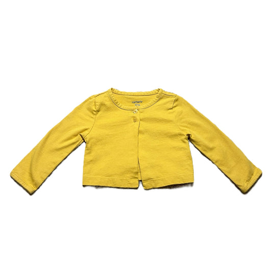 9-12 Girls Carter's Yellow Shrug