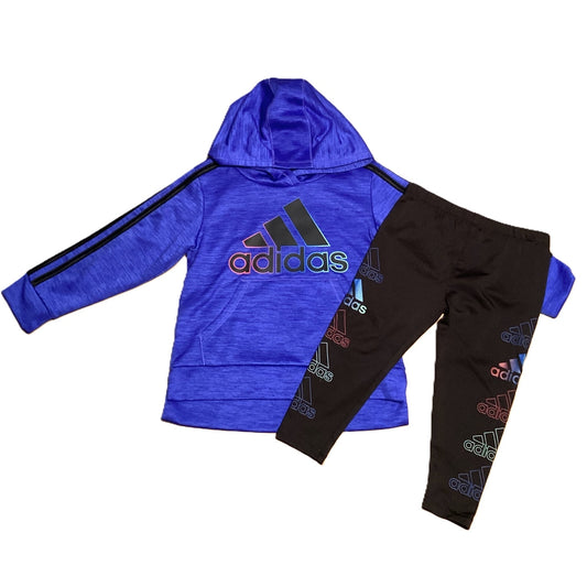 2T Girls Adidas Athletic Matching Set