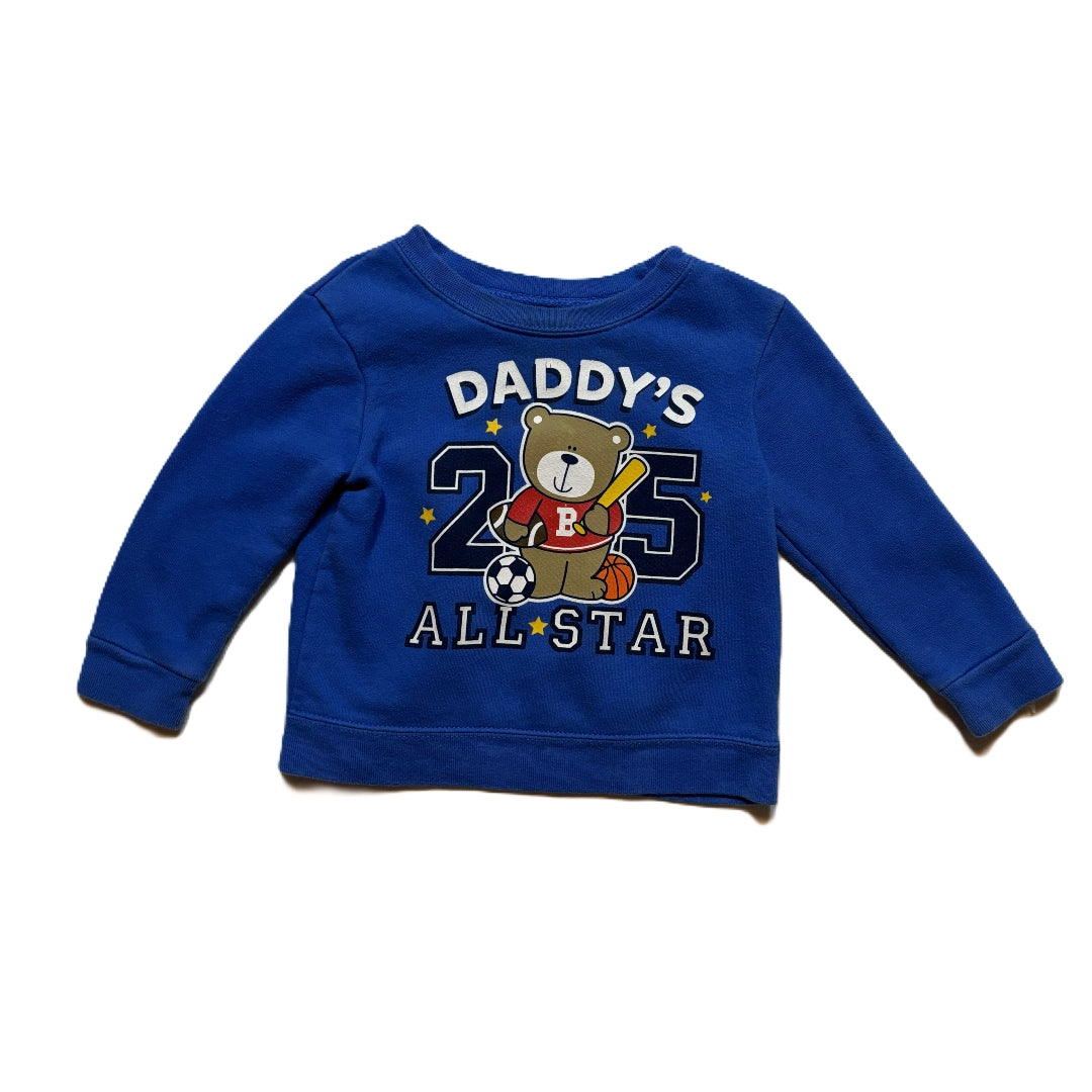 12-18 Boys Garanimals Blue Bear Sport Sweatshirt