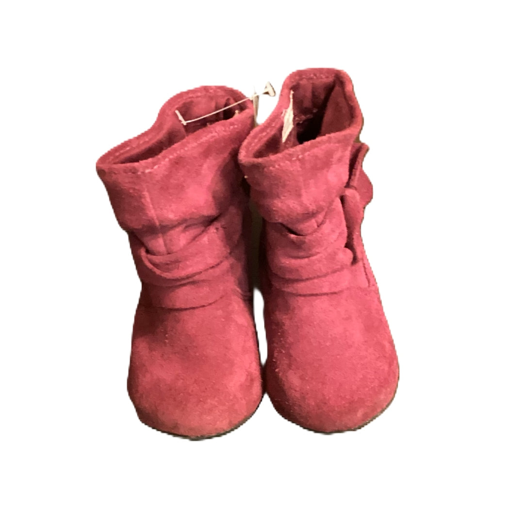 Size 5 Circo Fuschia Suede Slouch Boots